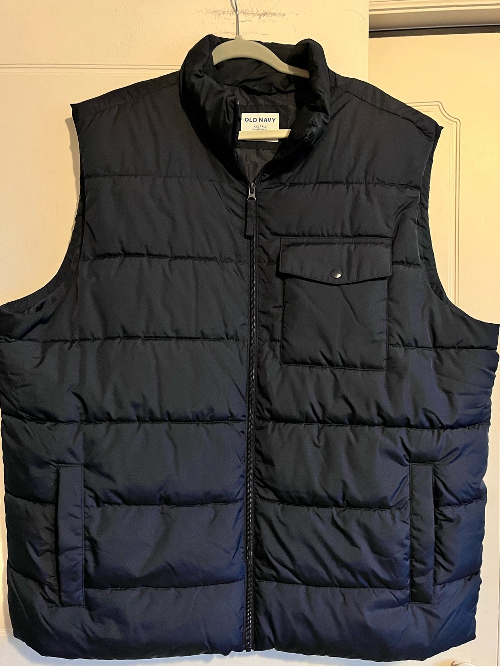 Old Navy Men's Navy Quilted Puffer Vest XXL Tall